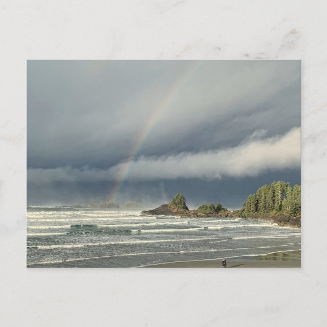 Sturm Watching in Tofino British Columbia Postkarte (Vorderseite)