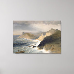 Sturm weg vom Hafen von Balaklava, am 14. November Leinwanddruck
