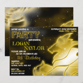 Sturm Wolf Astral Glow Einladungen