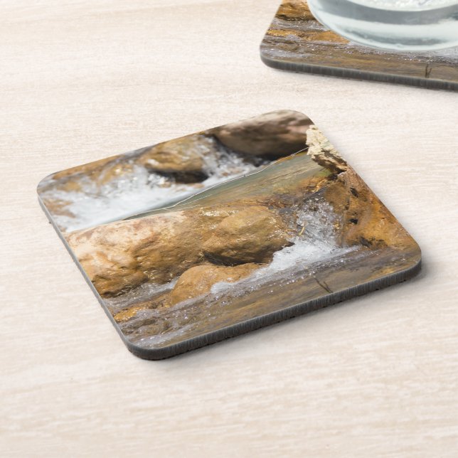 Sturmbach im Frühling Getränkeuntersetzer (Linke Seite)