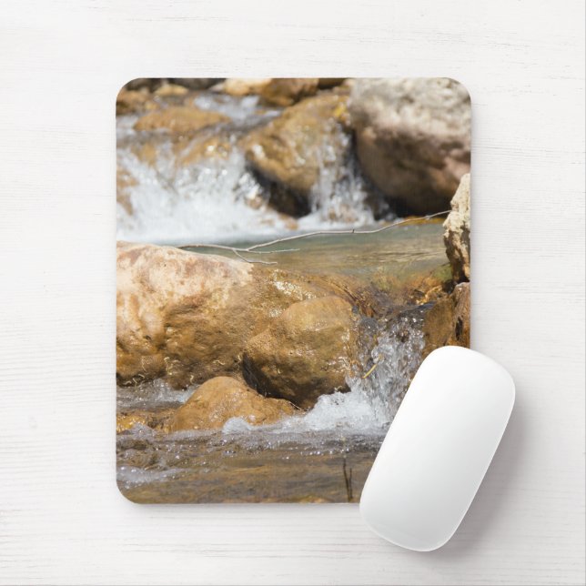 Sturmbach im Frühling Mousepad (Mit Mouse)