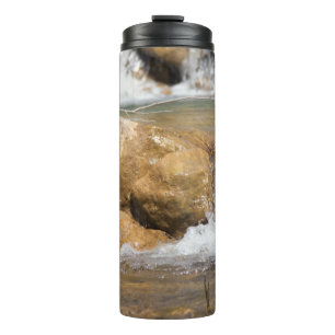Sturmbach im Frühling Thermosbecher