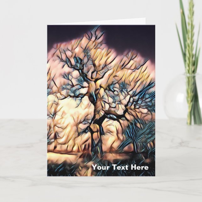 Sturmbaum Feiertagskarte (Vorderseite)