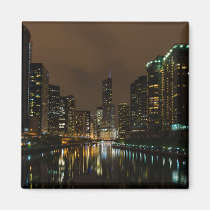 Sturmbrauen über Chicago Magnet