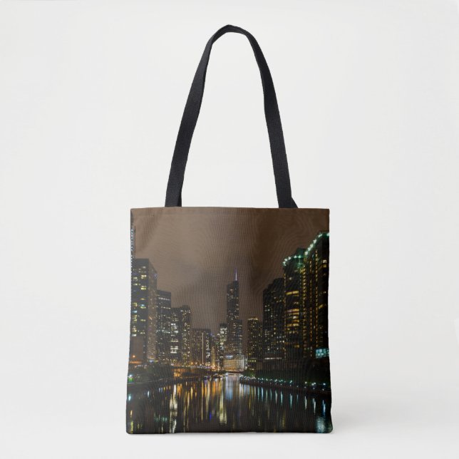 Sturmbrauen über Chicago Tasche (Vorderseite)