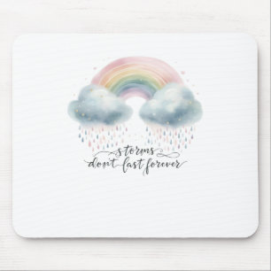 Sturme nicht ewig halten - Wasserfarbenfrostklo Mousepad