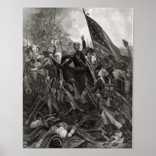 Stürmen des steinigen Punktes, im Juli 1779 Poster