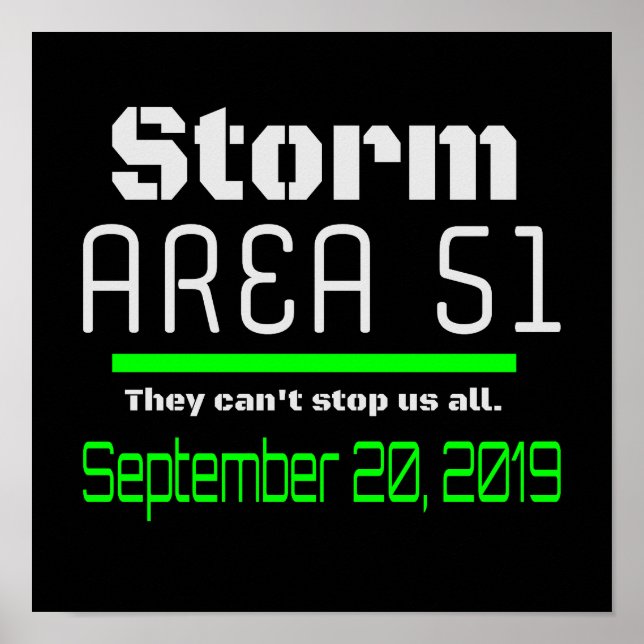 Sturmgebiet 51 September 2019 Poster (Vorne)
