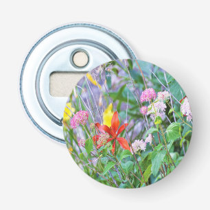 Stürmische Gartenlandschaft mit Hortensie und Lili Flaschenöffner