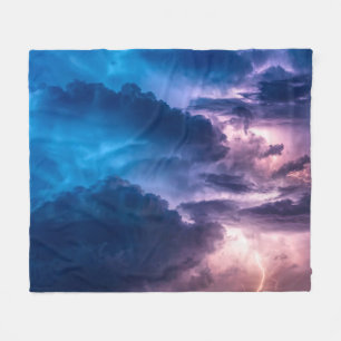 Stürmische Himmel Fleecedecke