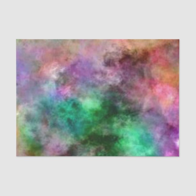 Stürmische Himmel Seidenpapier (Vorderseite)