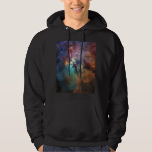 Stürmische Meere des Lagunennebels im Schützen Hoodie