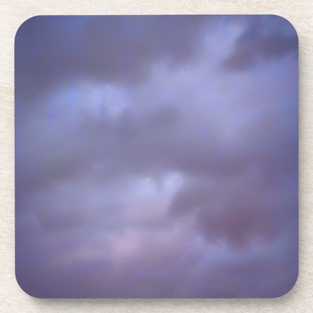 Stürmische Wolken Stoffserviette Getränkeuntersetzer (Vorderseite)