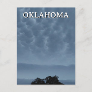 Stürmischer Himmel Oklahoma Postkarte