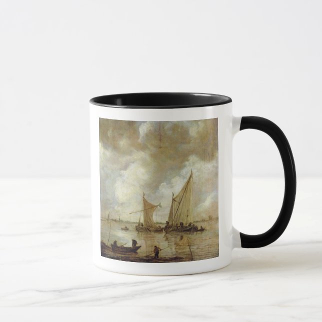 Stürmischer Meerblick, 1655 Tasse (Rechts)