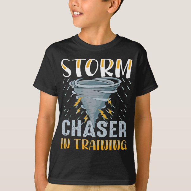Sturmjäger in der Ausbildung für Tornadojäger T-Shirt (Vorderseite)
