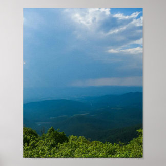 Sturmlicht über Blue Ridge Poster