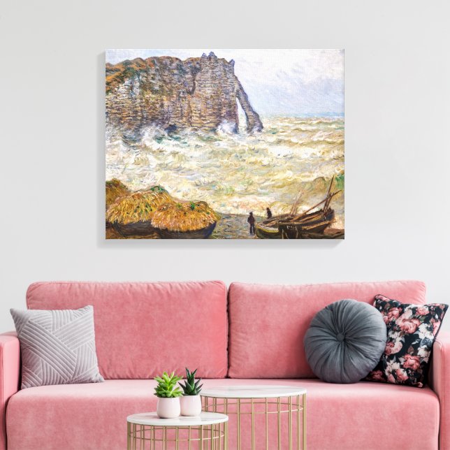 Sturmmeer É Verrat | Monat | Leinwanddruck (Insitu (Wohnzimmer))