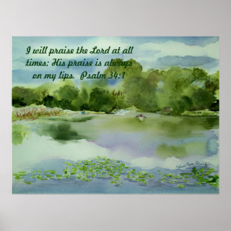 Sturm's Comin's Sommer Wasserfarbe, werde ich lobe Poster