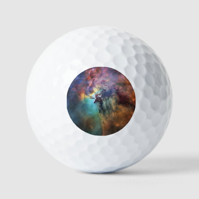Sturmsee im Lagunennebel in Sagittarius Golfball (Vorderseite)