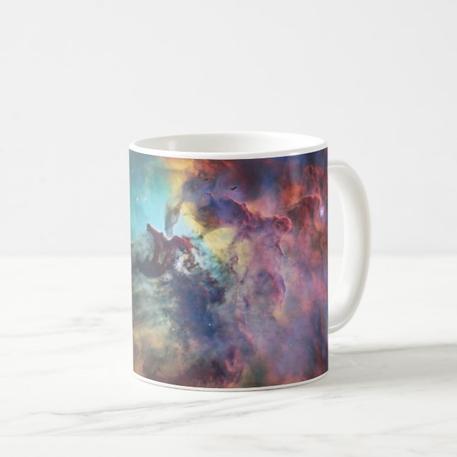 Sturmsee im Lagunennebel in Sagittarius Kaffeetasse (VorderseiteRechts)