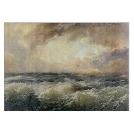 Sturmwellen im Ozean Schneidebrett