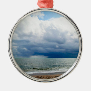 Sturmwolken auf See Ornament Aus Metall