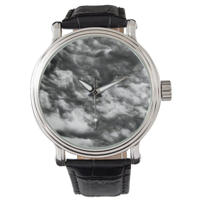 Sturmwolken beobachten armbanduhr (Vorderseite)