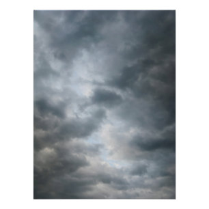 Sturmwolken brechen poster