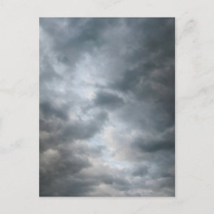 Sturmwolken brechen postkarte