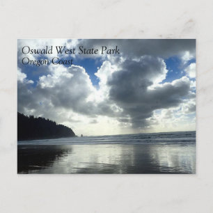 Sturmwolken, Oswald West Staat Beach oder Postkarte