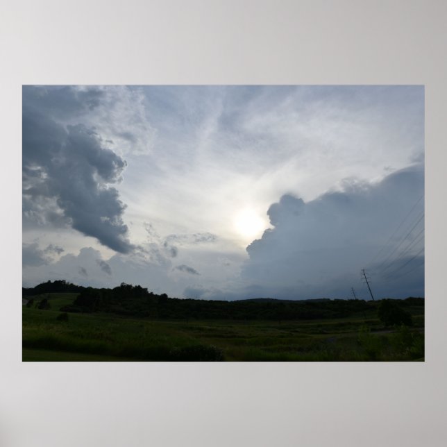 Sturmwolken Poster (Vorne)