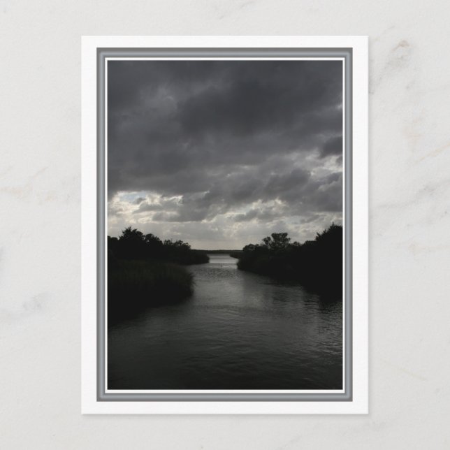 Sturmwolken Postkarte (Vorderseite)