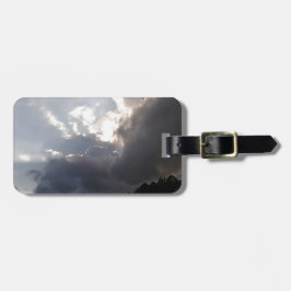 Sturmwolken rollen hinein gepäckanhänger