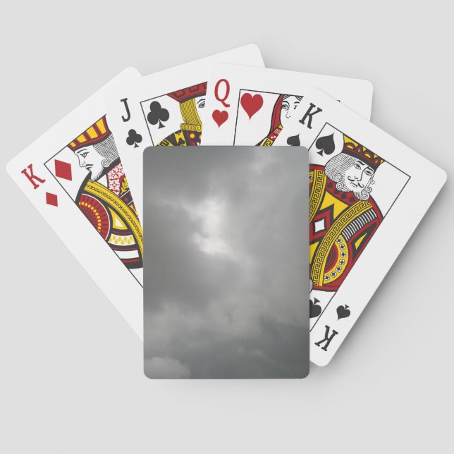 Sturmwolken spielen Karten Spielkarten (Rückseite)
