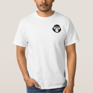 Sturn Looking Gorrila Emoji Logo benutzerdefinierb T-Shirt