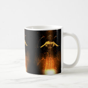 Sturzflug von den Flammen Kaffeetasse