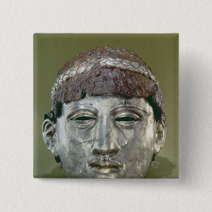 Sturzhelm in zwei Teilen Button