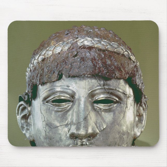 Sturzhelm in zwei Teilen Mousepad (Vorne)