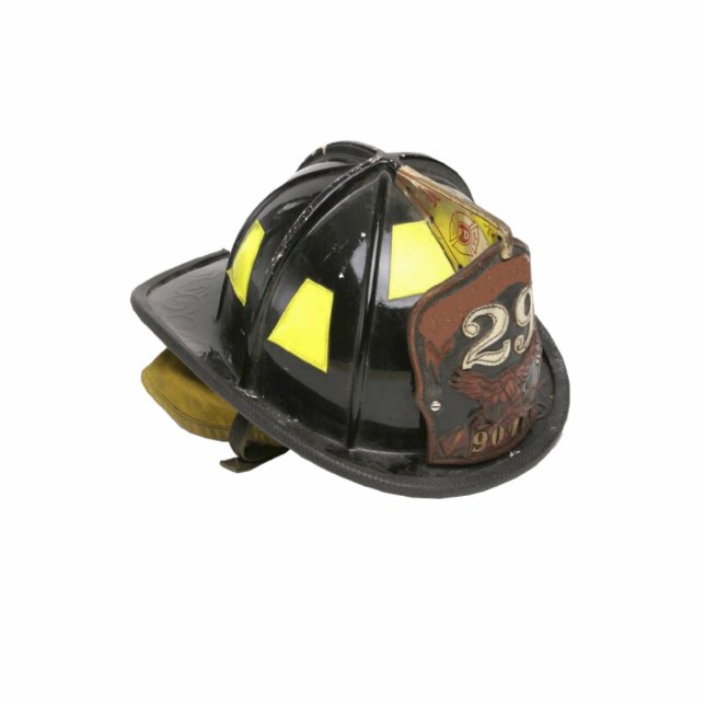 Sturzhelm-Schlüsselanhänger des Feuerwehrmannes Fotoskulptur Schlüsselanhänger (Vorne)