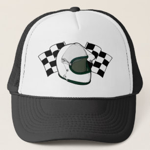 Sturzhelm u. Flaggen Truckerkappe