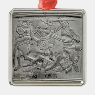 Sturzhelmfragment, von Sutton Hoo Schatz Ornament Aus Metall