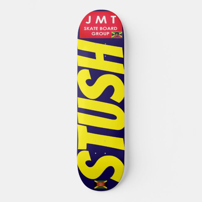 STUSH. JMT 8 1/4" Skateboarddecke Skateboard (Vorderseite)