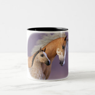 Stute und Fohlen - Appaloosa Zweifarbige Tasse