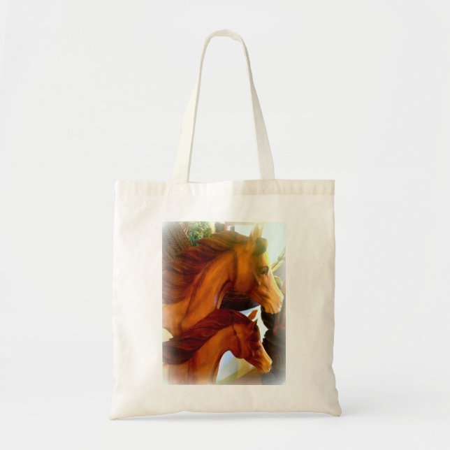 Stute und Pony-Toto-Tasche Tragetasche (Vorne)