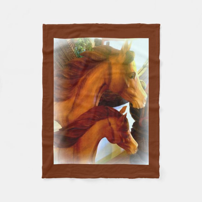 Stuten- und Pony-Fleecedecke Fleecedecke (Vorderseite)