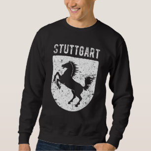 Stuttgart Deutschland Distressed Design Sweatshirt