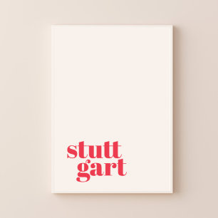 Stuttgart Deutschland modernes Stadtplakat Poster