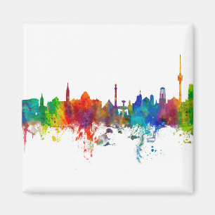 Stuttgart Germany Skyline Magnet