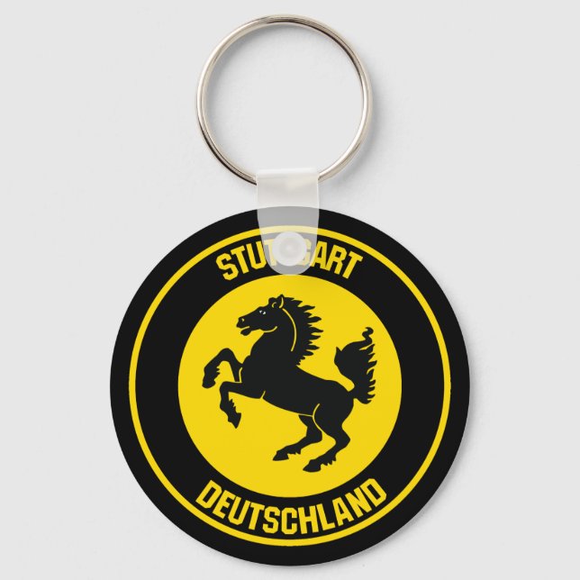 Stuttgart-RundEmblem Schlüsselanhänger (Vorderseite)
